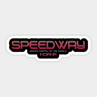 Speedway Sticker